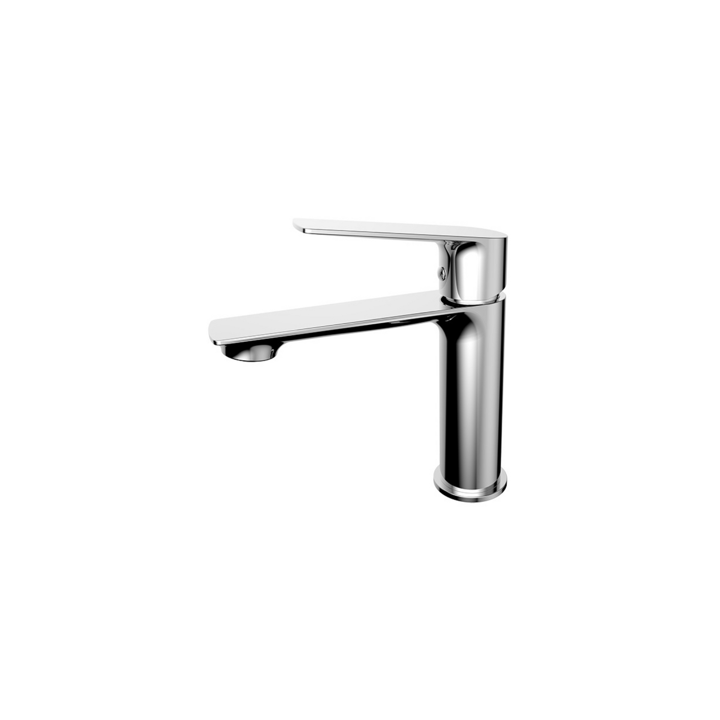 Slick Square Slight Curve Faucet Included pop up drain with overflow