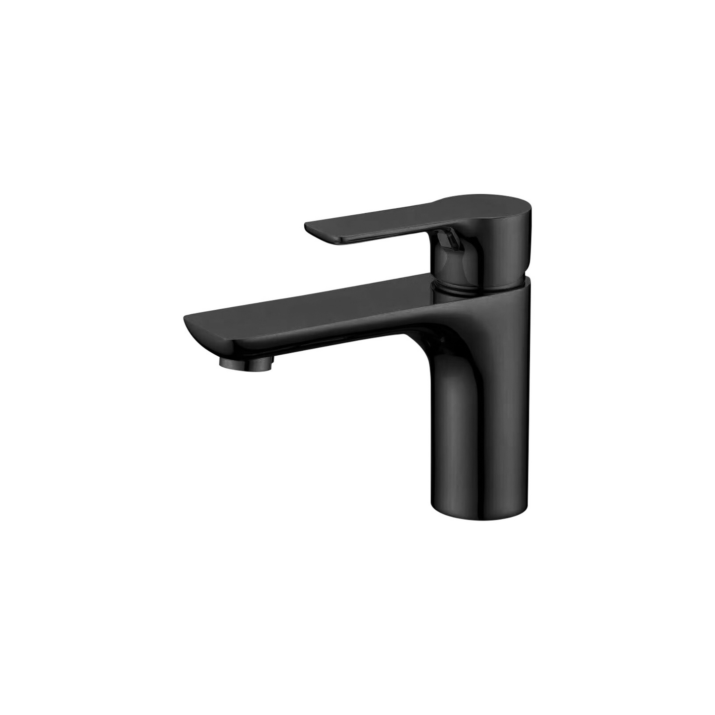Slick Rounded Short Faucet includes pop up drain with overflow