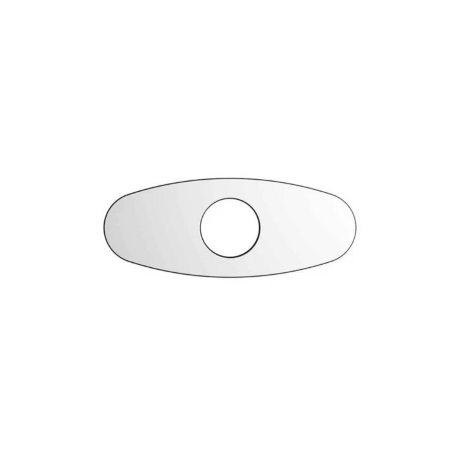 Round Edge Deck Plate For Bathroom Faucet