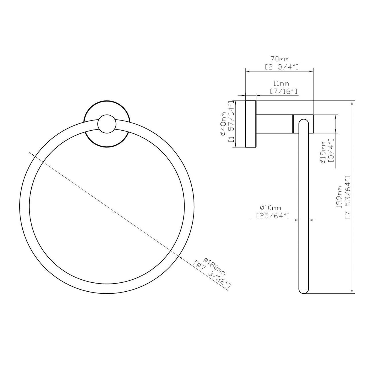 Towel Ring round