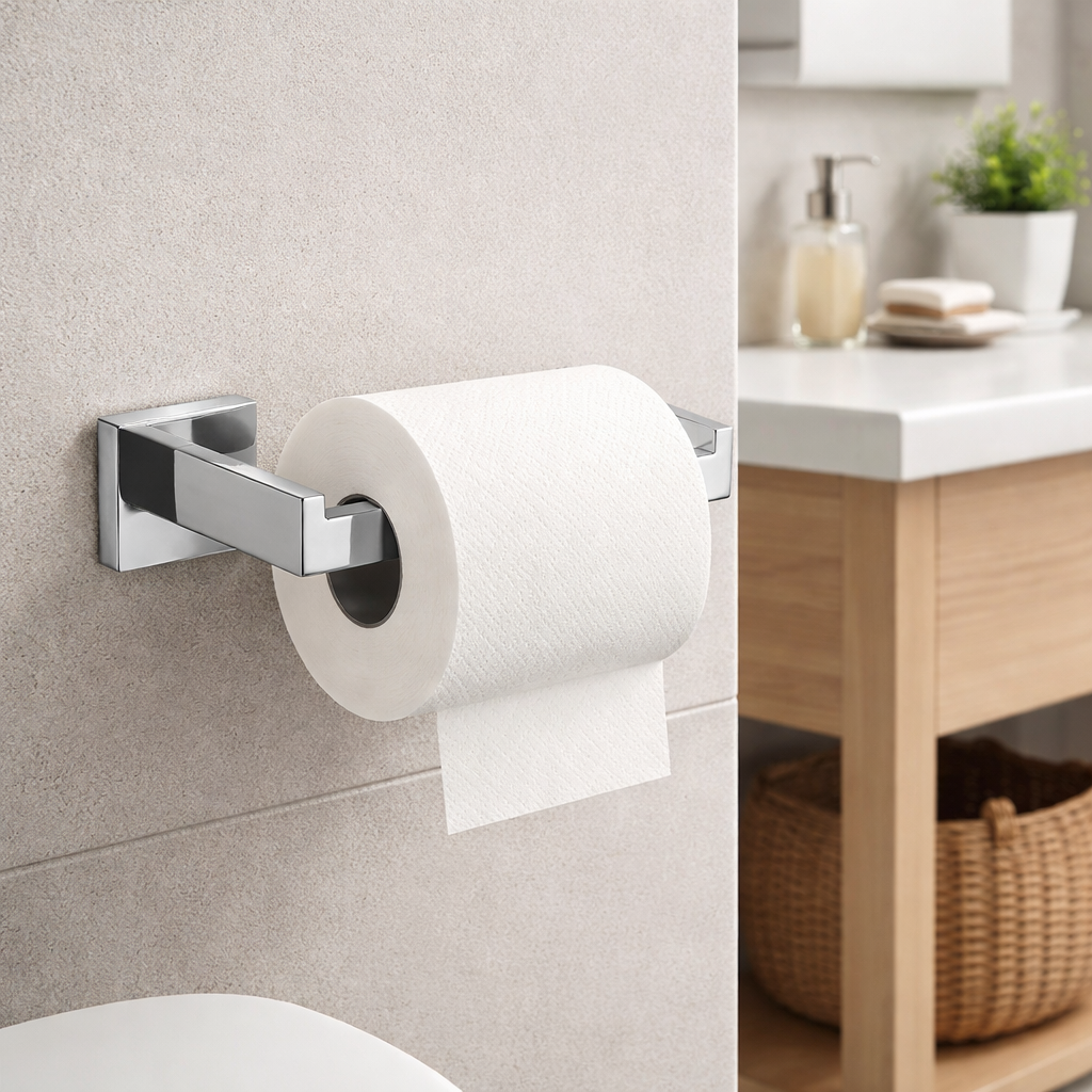 Square Toilet Tissue Holder