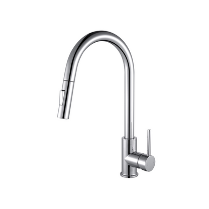 classic pull out kitchen faucet-brass