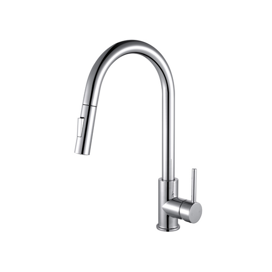 classic pull out kitchen faucet-brass