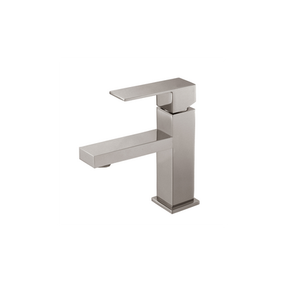 Modern Square Faucet includes pop up drain with overflow