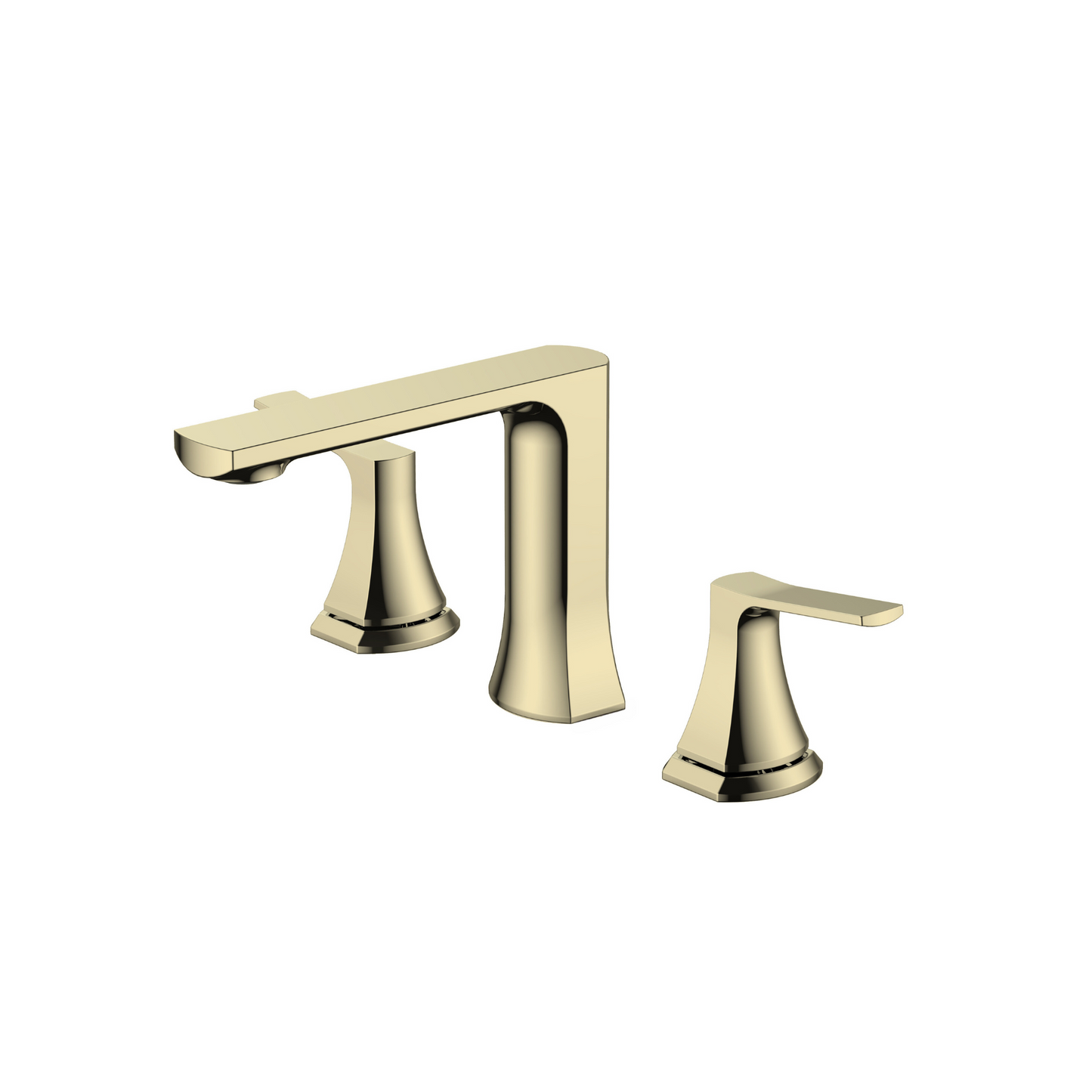 Modern Straight-Edged Two-Handle Faucet