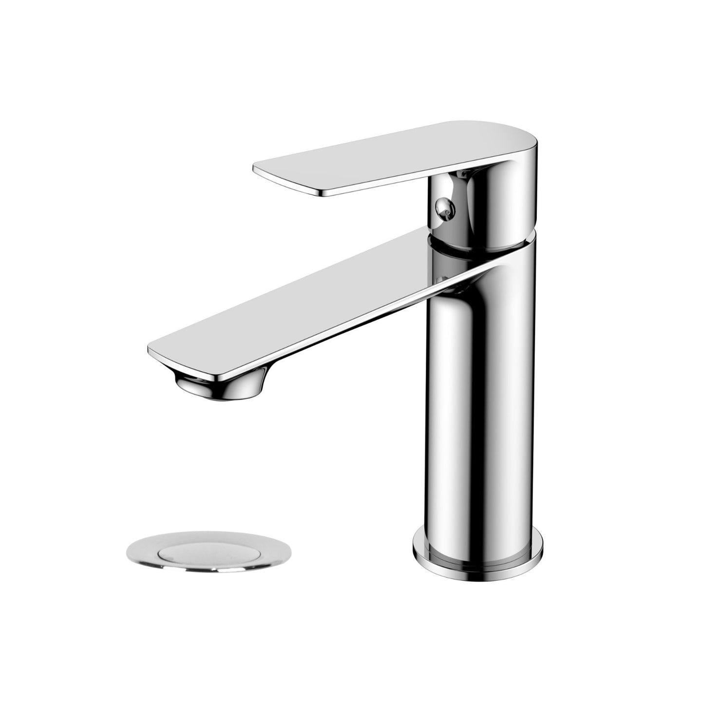 Flat Top Vanity Faucet  - Pop up Drain with Overflow Included