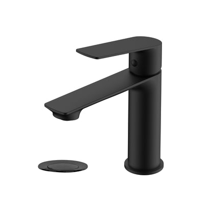Flat Top Vanity Faucet  - Pop up Drain with Overflow Included