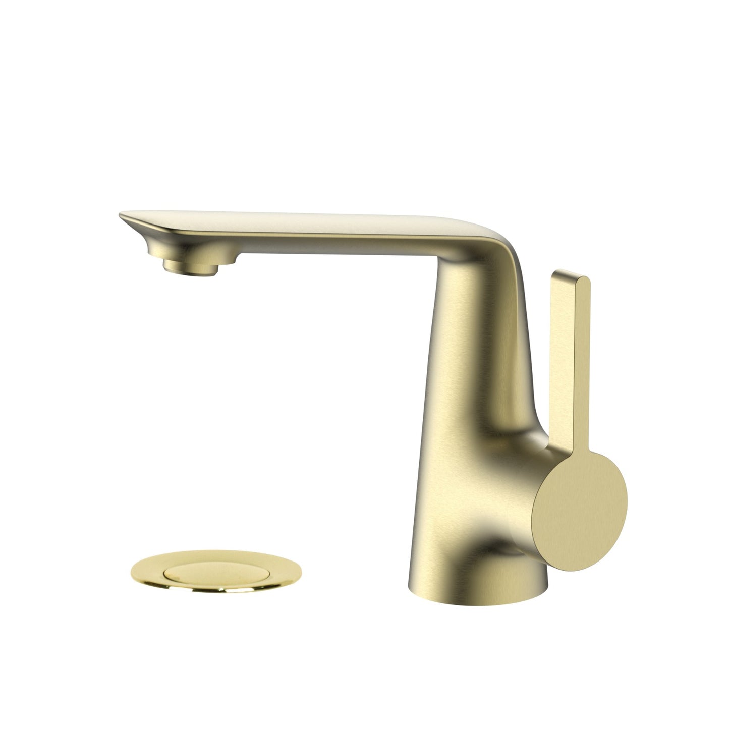 Angled Side Lever Handle Vanity Faucet ADA