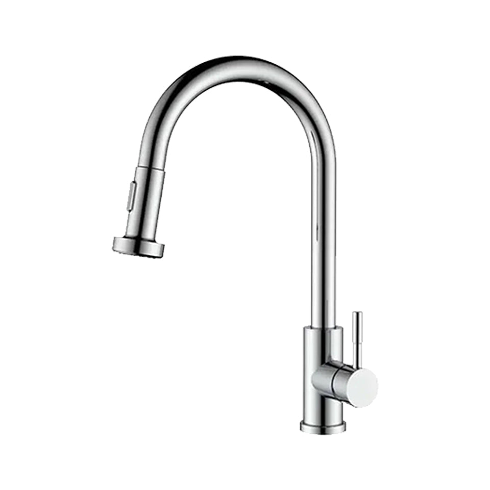 Classic Pull-out Kitchen Faucet - Wide Spout