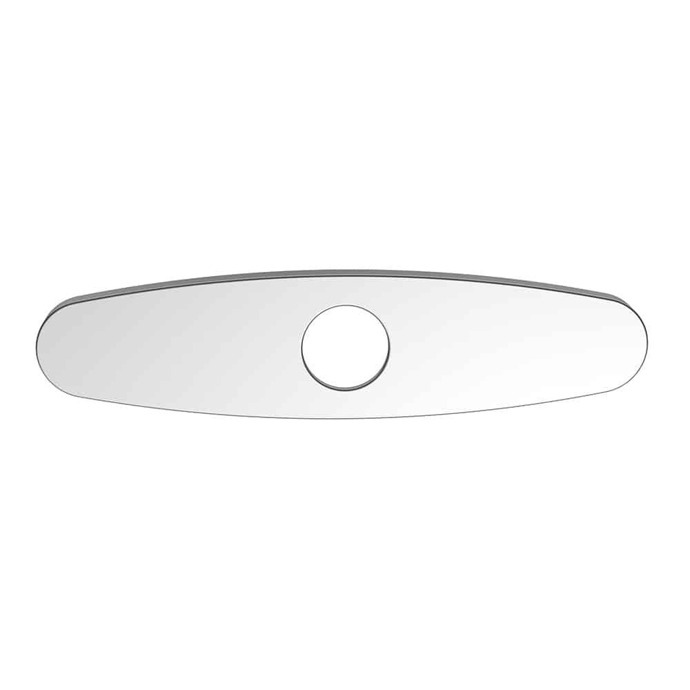 Oval 10" Deck Plate For Kitchen Faucet