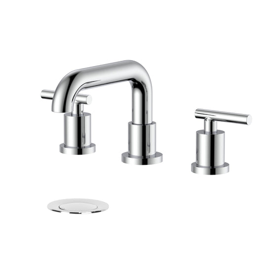 Classic Rounded Widespread Faucet