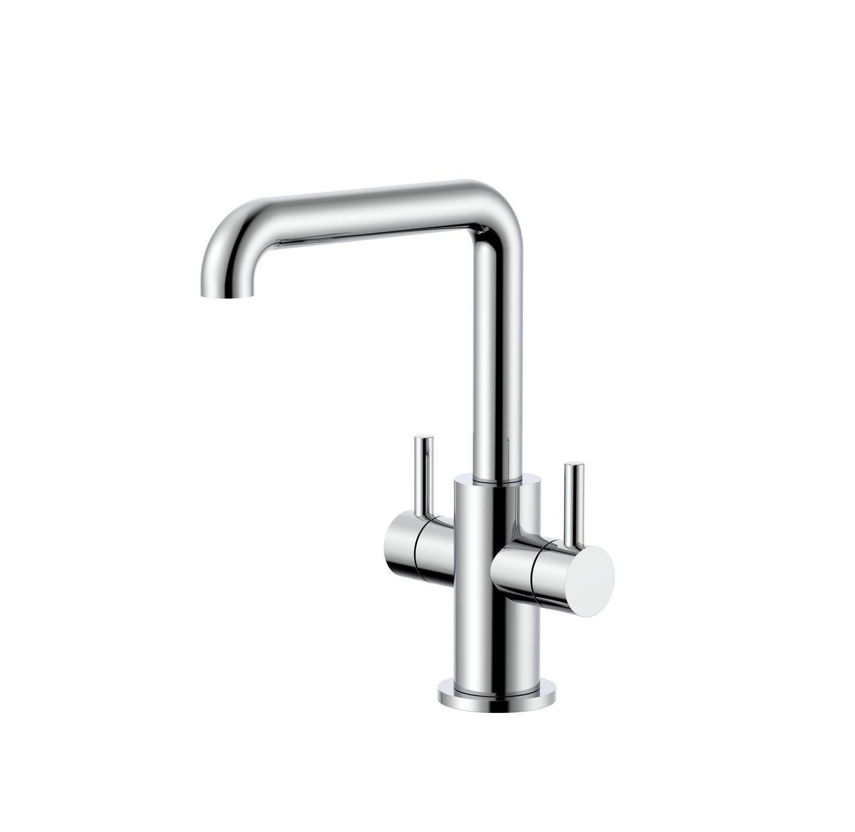Square Arc Double Handle Bathroom Faucet GLBU