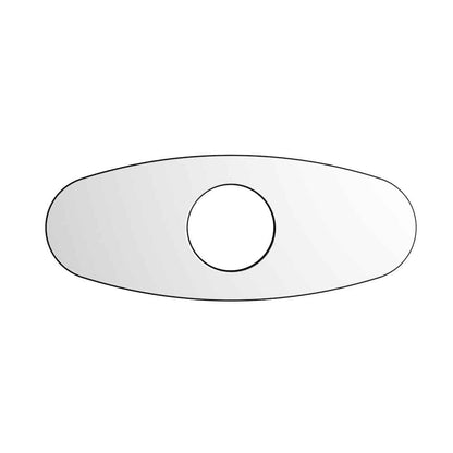 Round 6" Deck Plate For Vanity Faucet