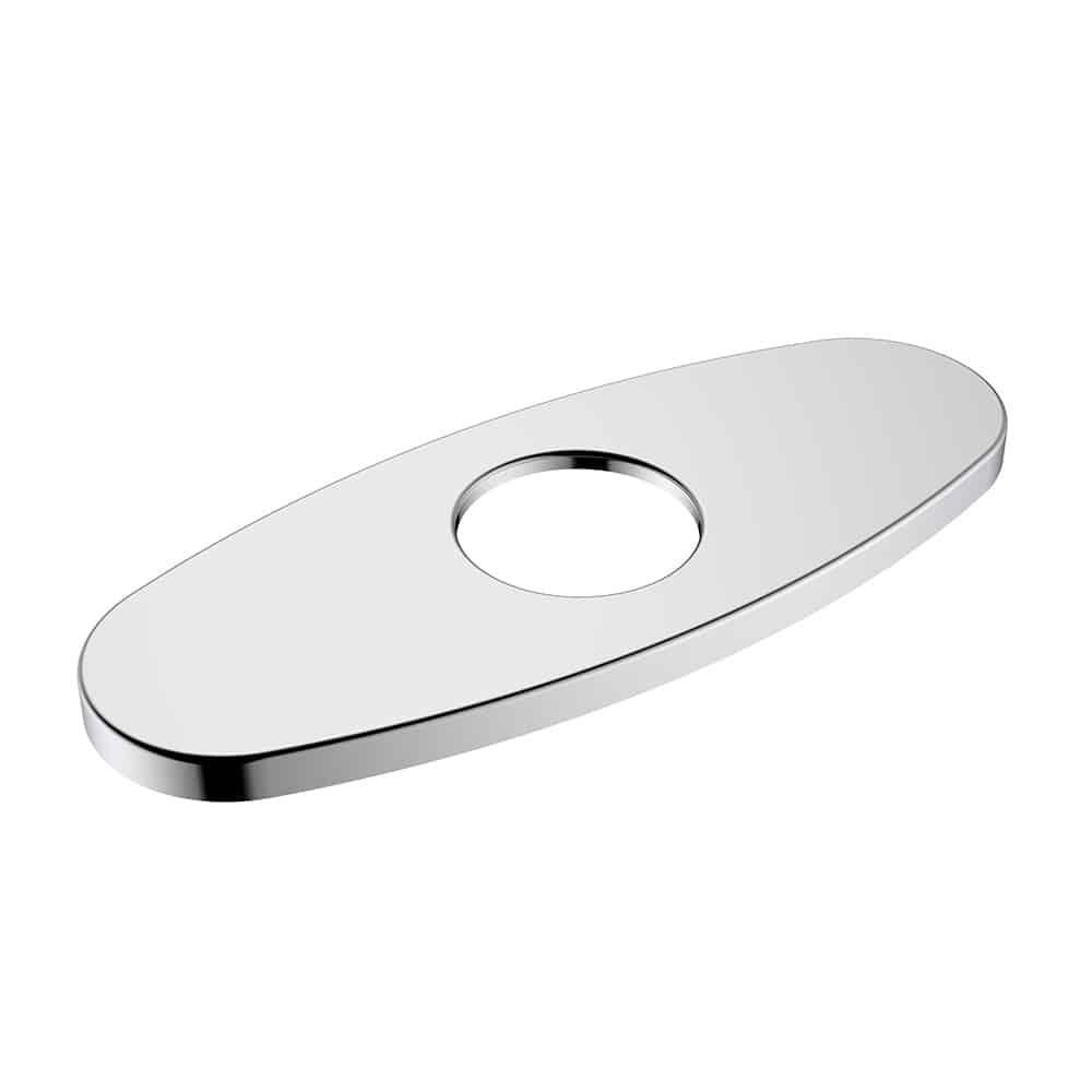 Round 6" Deck Plate For Vanity Faucet