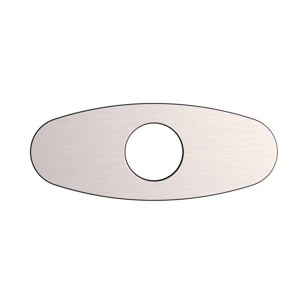 Round 6" Deck Plate For Vanity Faucet