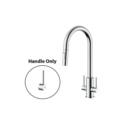 Double Handle Kitchen Faucet Handles - Smooth