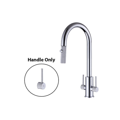 Double Handle Kitchen Faucet Handles - Textured