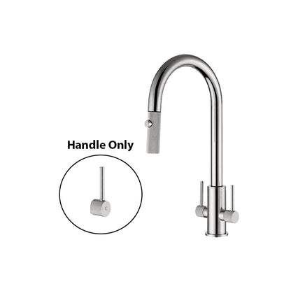 Double Handle Kitchen Faucet Handles - Textured