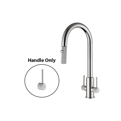 Double Handle Kitchen Faucet Handles - Textured