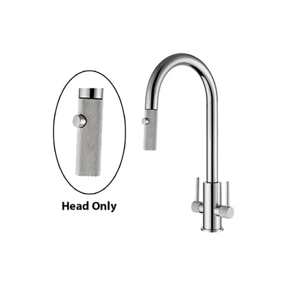 Double Handle Kitchen Faucet Spray Head - Textured