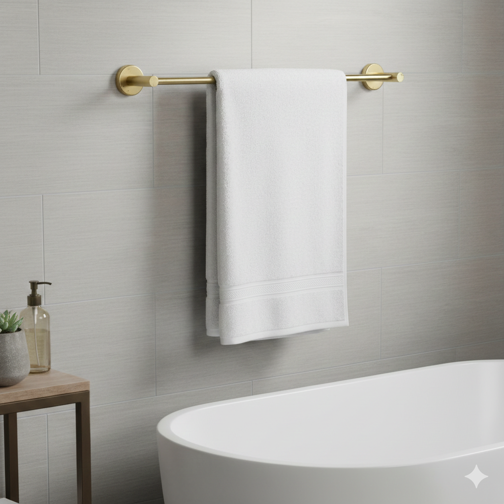 Round Towel Bar 18"/24"