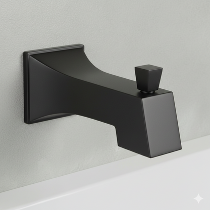 Tub Spout Square with diverter
