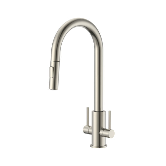 Double Handle  Pull-Out Kitchen Faucet