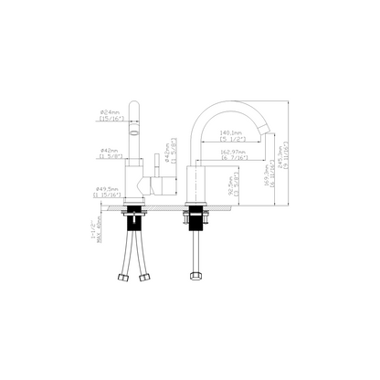 Heavy Solid Bar Faucet