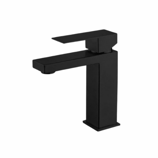 Elegant Square Faucet includes pop up drain with overflow