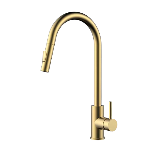 Straight Curve Pull-Out Kitchen Faucet