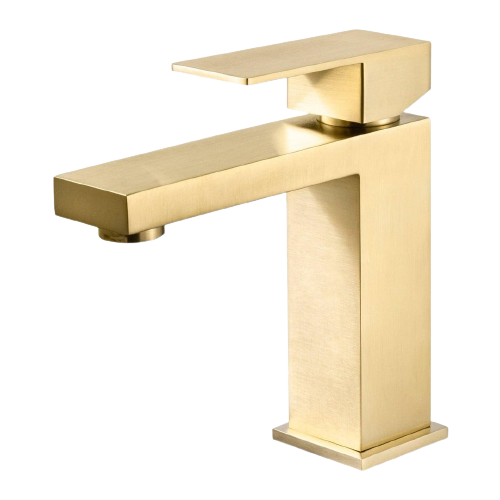 Elegant Square Faucet includes pop up drain with overflow