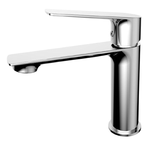 Slick Square Slight Curve Faucet Included pop up drain with overflow